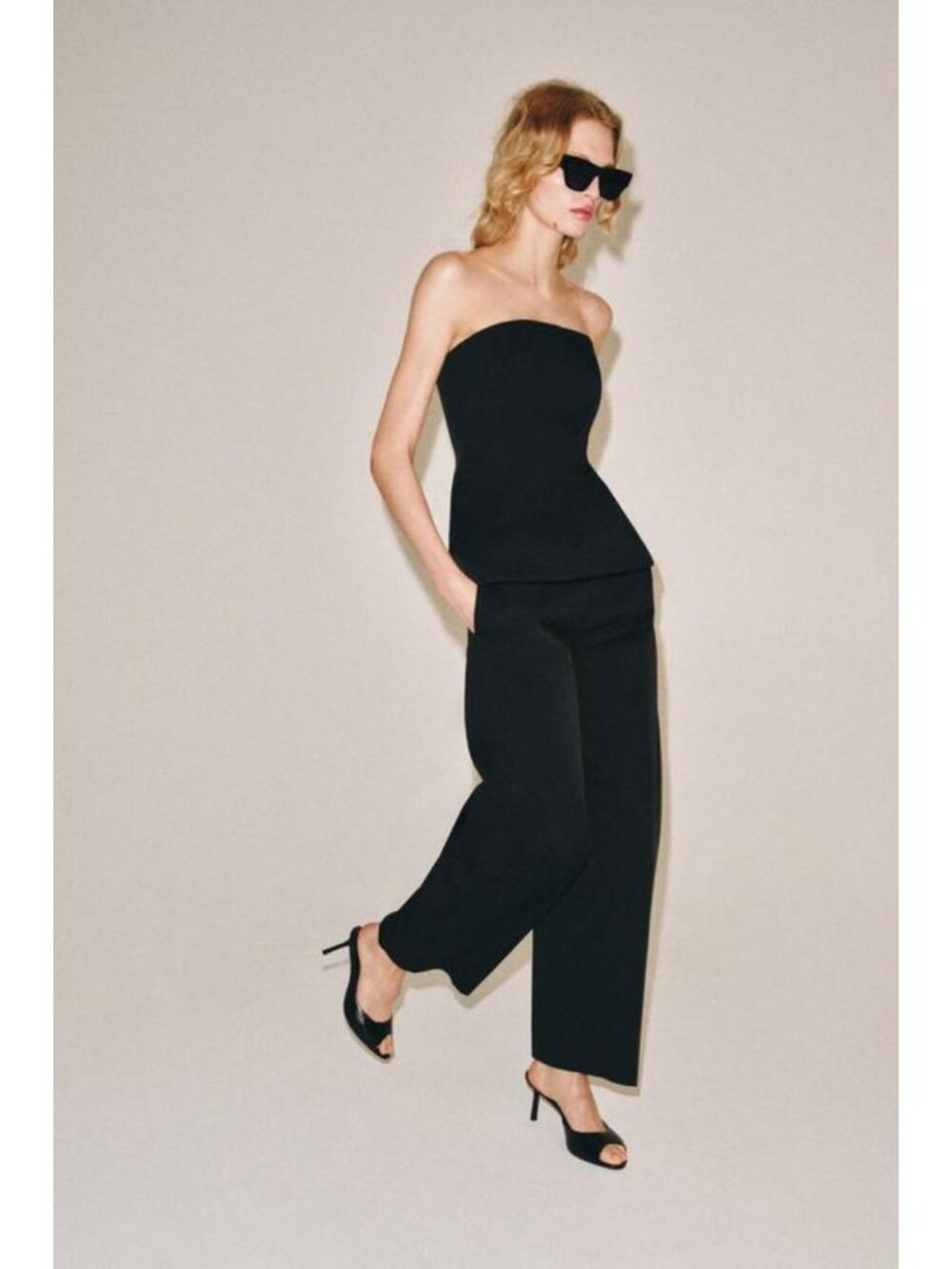 ZARA ZW COLLECTION STRAPLESS TOP 1221/448/800
